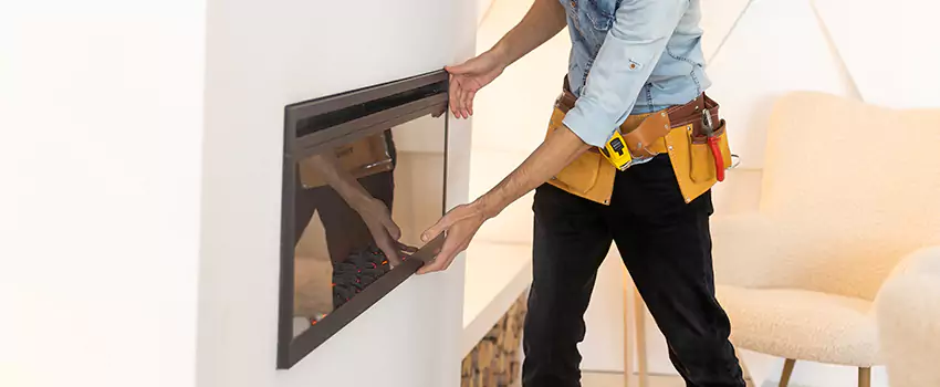 Metal Fireplace Installation in McLean, Virginia