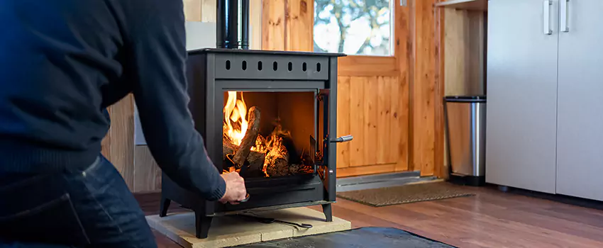 Open Hearth Wood Fireplace Installation in McLean, VA