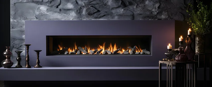 Ember Bed for Ventless Gas Fireplace in McLean, VA