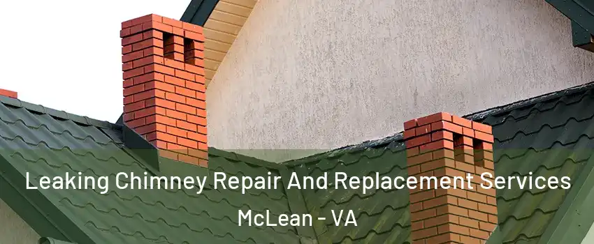 Leaking Chimney Repair And Replacement Services McLean - VA