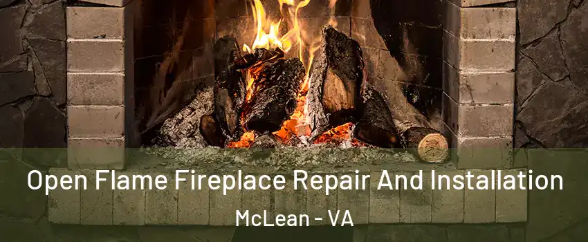  Open Flame Fireplace Repair And Installation McLean - VA